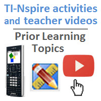 Nspire activities - Prior Learning Topics